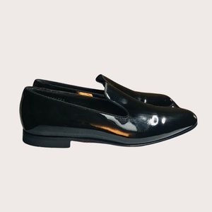 Hugo Boss patent leather loafers